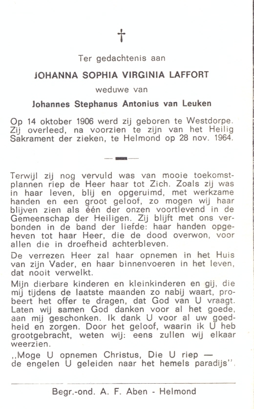 prentje Johanna Sophia Verginia Laffort