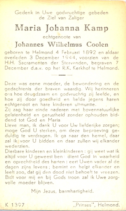 prentje Maria Johanna Kamp